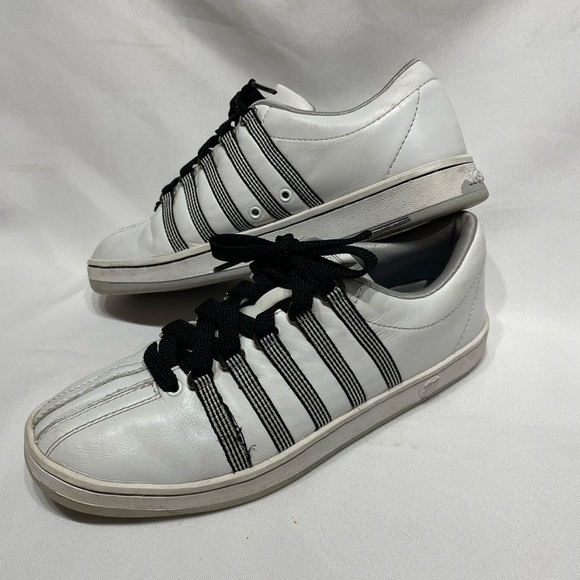 Women’s size 8 K Swiss classic white fashion sneakers shoes excellent condition - Picture 3 of 12